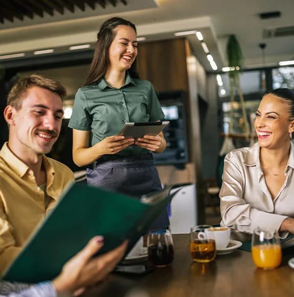 DISH POS im praktischen Einsatz beim Service