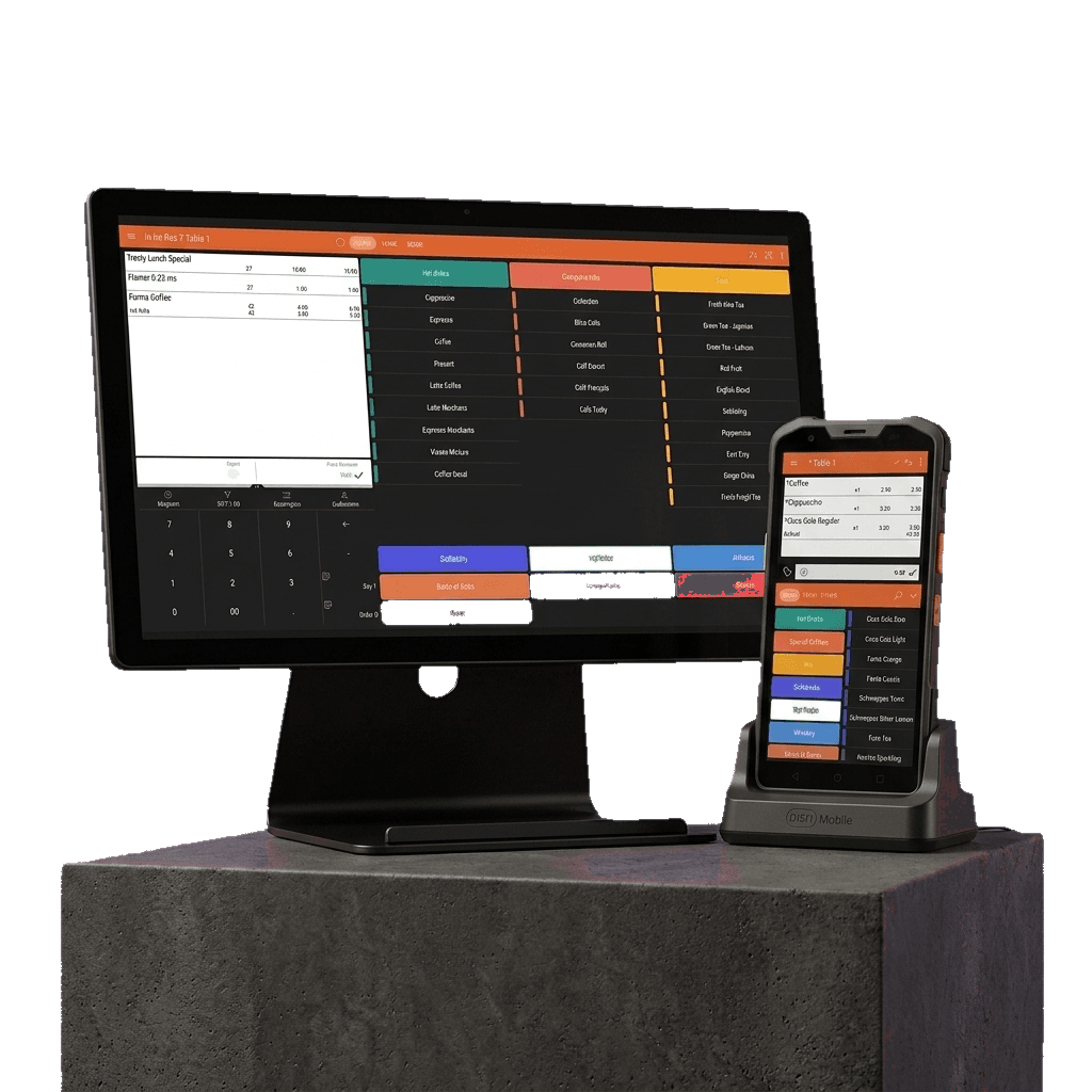 DISH POS Desktop und Mobile Kassensystem