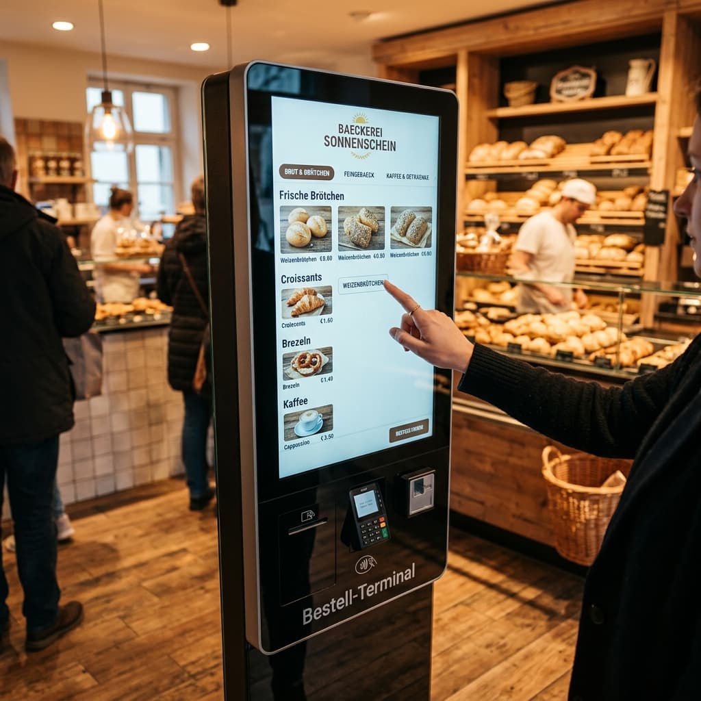 Die gut besuchte Bäckerei